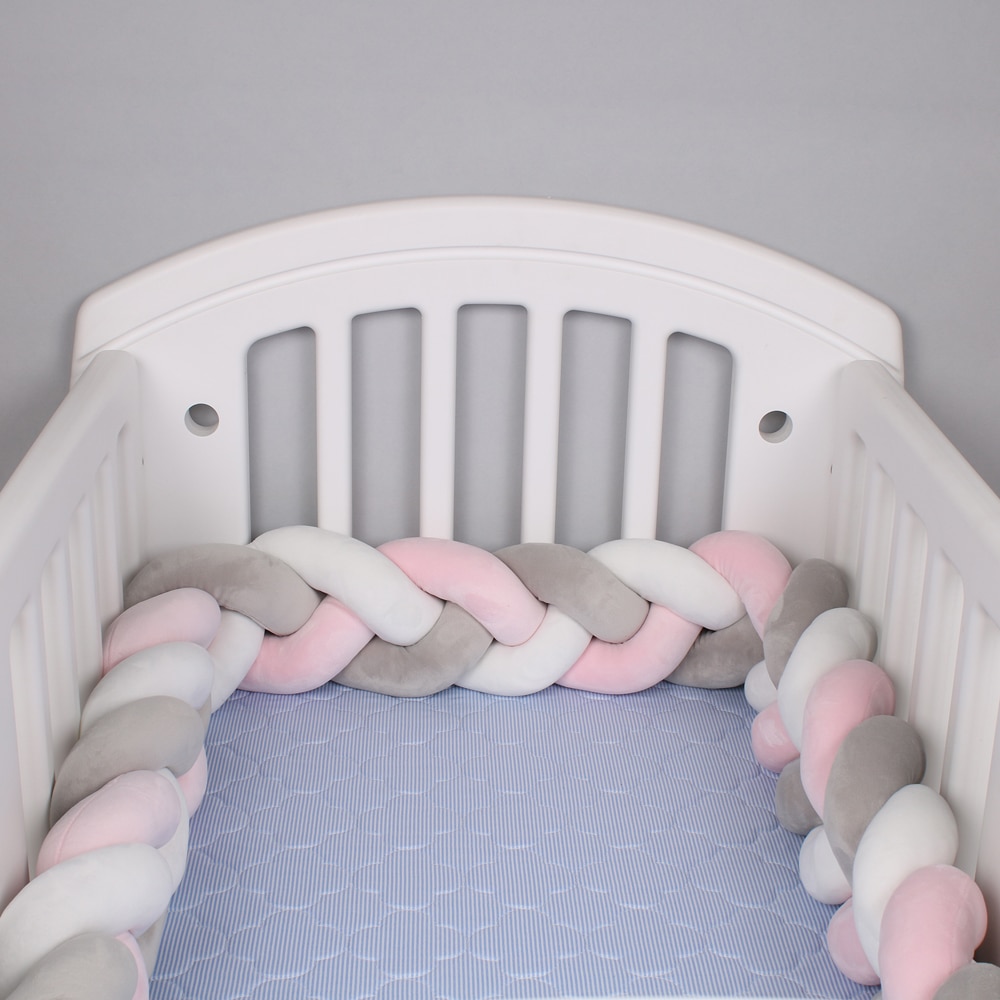 Braided Crib Bumper Baby Cushion